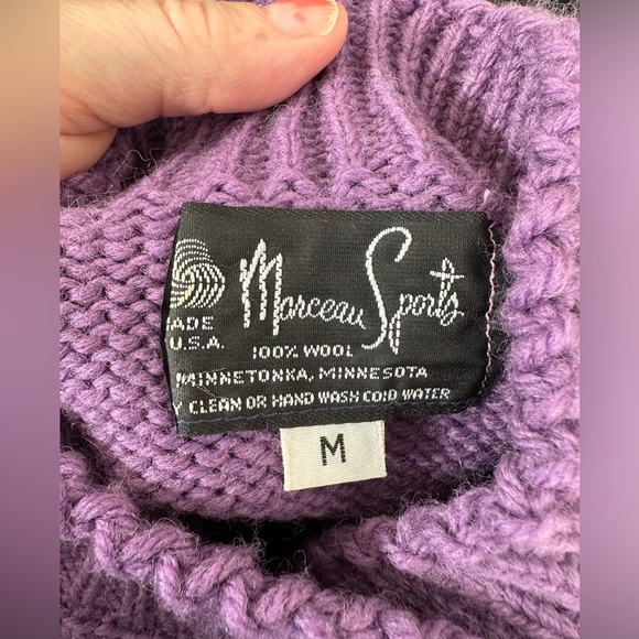 Vintage 1980’s Marceau Sports 100% wool made in the USA sweater - Picture 6 of 6